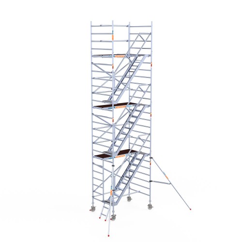 Torre da escada 135 x 190 x 8,2 m de altura de trabalho