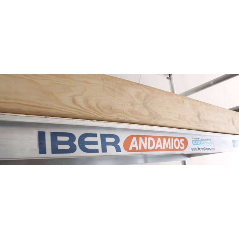 Conjunto de rodapés para andaimes dobráveis ​​90 x 250 cm.