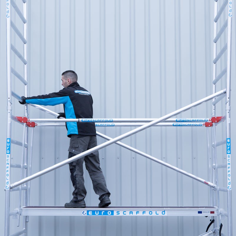 Barandilla frontal VARIO extensible para montaje de torres móviles