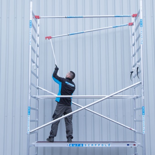 Barandilla frontal VARIO extensible para montaje de torres móviles