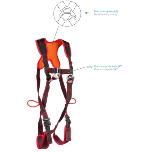 Arnês anti-queda 21-C Atex Plus