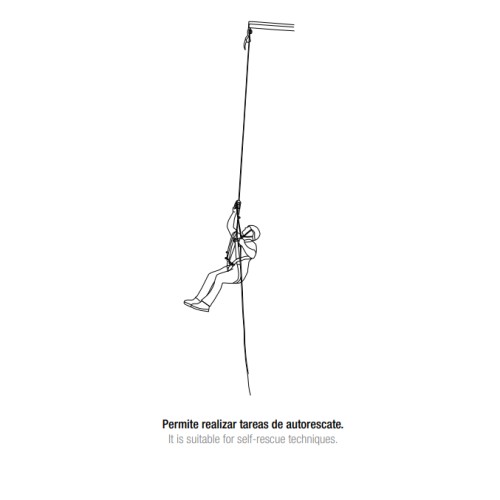 Dispositivo anticaídas deslizante ClimaxRoc