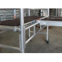 Andaime dobrável multiplataforma de 190x400 altura de trabalho 3 metros.