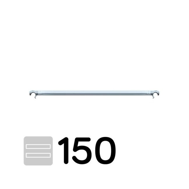 Barra horizontal 150 cms para andamios plegables y torres móviles