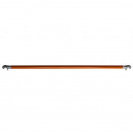 Barra horizontal LARANJA 190 cm para andaimes dobráveis ​​e torres móveis 2