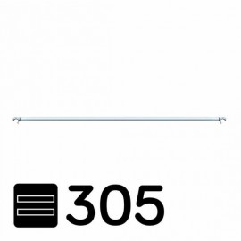 Barra horizontal de 305 cm para andaimes dobráveis ​​e torres móveis 2