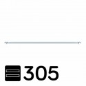 Barra horizontal 305 cms para andamios plegables y torres móviles