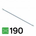 Barra diagonal 190 cm para andaimes dobráveis