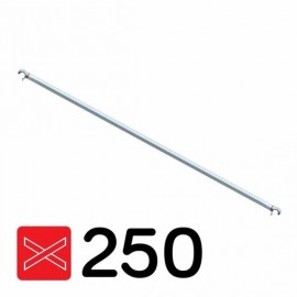 Barra diagonal 250 cm para andaimes dobráveis 2