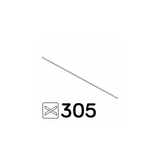 Barra diagonal 305 cms para andamios plegables