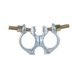 Abraçadeira dupla metálica ROTATIVA 51 mm para andaimes e torres de andaimes. 2