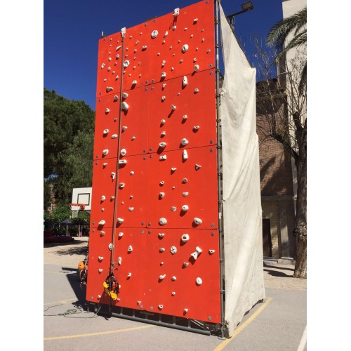 Andaime de parede de escalada - 3x3 metros e 8 metros de altura