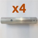 Conjunto de acoplamento de andaime compacto de 4 peças