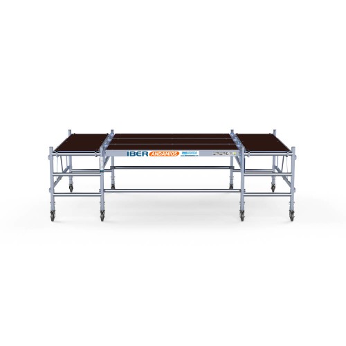 Andaime multiplataforma READY de 190x340 altura de trabalho 3 metros.