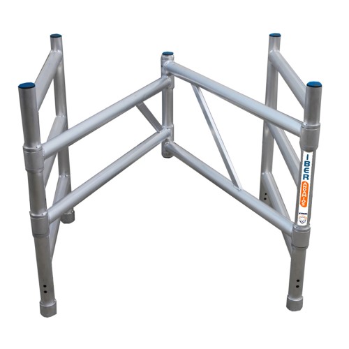 Andaime dobrável XTREM 75x190 3,65 m Altura de trabalho com barras extras