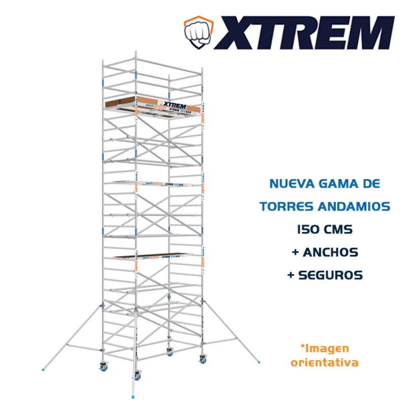 Andaime Móvel Torre XTREM 150x190x420 IBERANDAMIOS