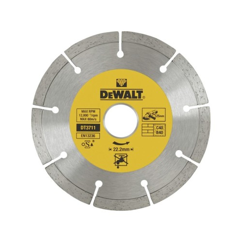 Disco diamantado para corte a seco com fio segmentado 125mm
