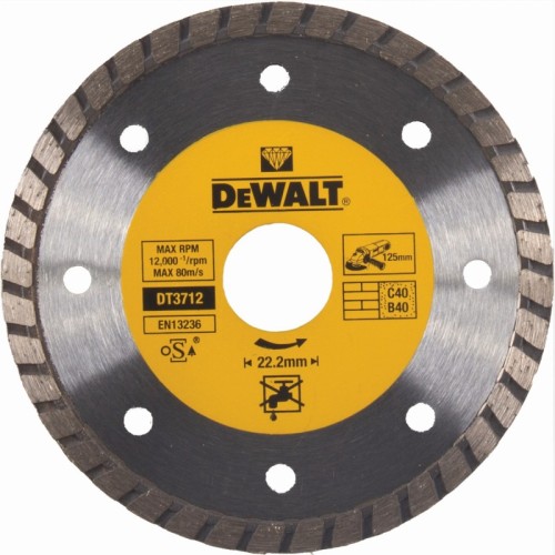 Disco de diamante turbo para corte en seco 125mm