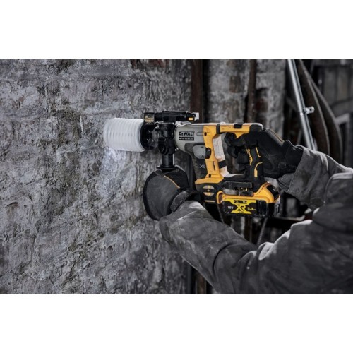 Martillo Electroneumático sin escobillas XR 18V SDS-Plus 1,4J con 2 baterías Li-Ion 5Ah y maletín TSTAK
