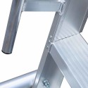 Escalera móvil de almacén 'Easy' 1x4 peldaños certificada con 5 años de garantía