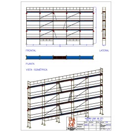 Andamio Europeo Homologado Dino 48 - 15 metros fachada - 120 m2 2