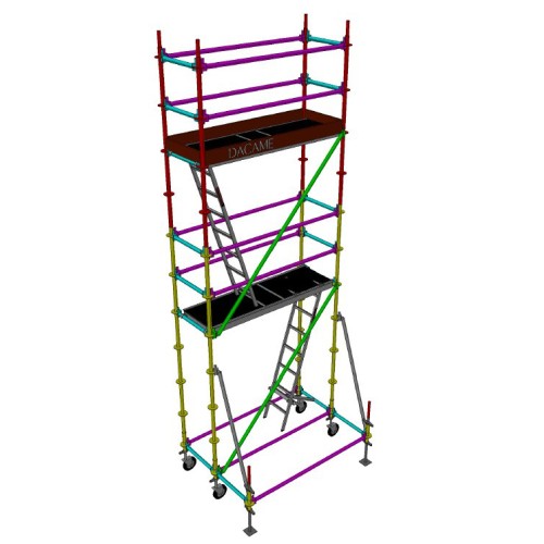 Comprar Andaime Multidirecional | MEKA 48 - 2m fachada - 5m altura 10 m2
