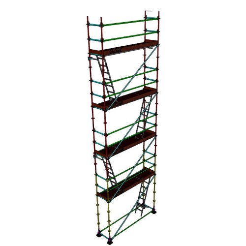 Comprar Andamio Multidireccional | MEKA 48 - 3m fachada - 9m altura 27 m2