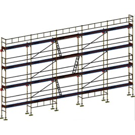 Andamio Europeo Homologado Dino 48 - 15 metros fachada - 120 m2