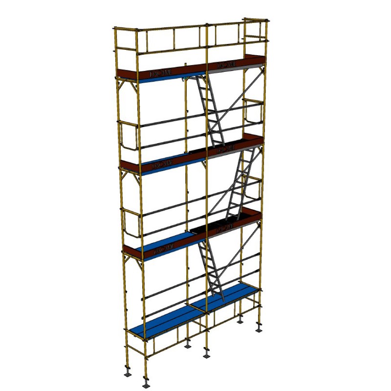 Andaime europeu Dino 48 - 4 metros de fachada - 32 m2