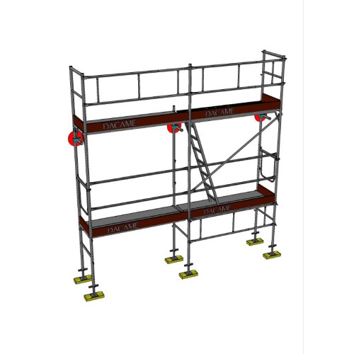 Andamio Europeo Dino 48 - 4 m. fachada y 3+1 m. altura - 16 m2