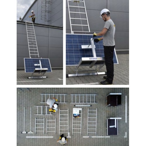 Elevador de escalera eléctrico para paneles solares
