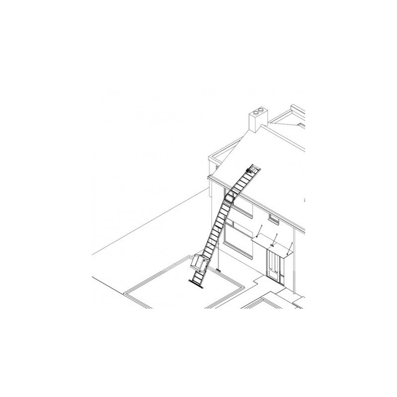 Elevador de escalera eléctrico para materiales de construcción