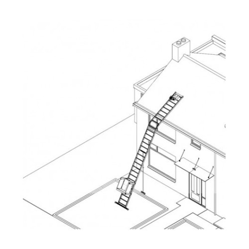Elevador de escalera eléctrico para materiales de construcción