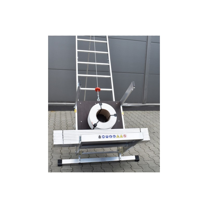 Elevador de escalera eléctrico para materiales de construcción y herramientas