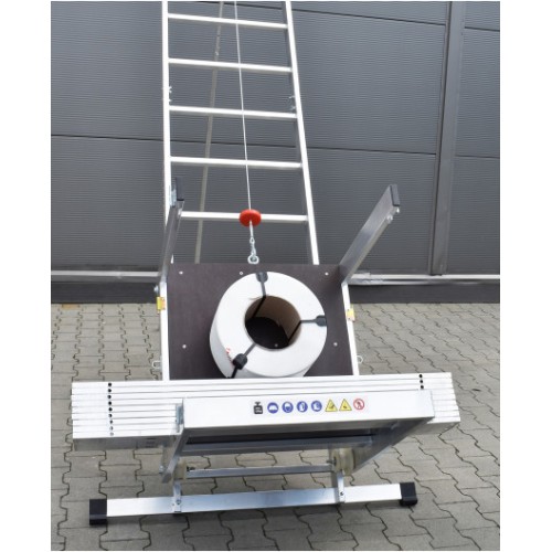 Elevador de escalera eléctrico para materiales de construcción y herramientas