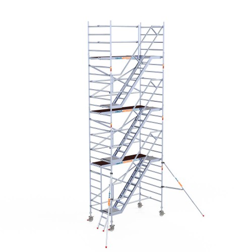 Torre da escada 135 x 250 x 8,2 m de altura de trabalho