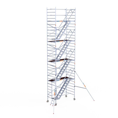 Torre da escada 135 x 250 x 10,2 m de altura de trabalho