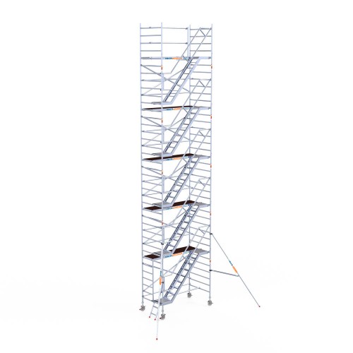 Torre da escada 135 x 250 x 12,2 m de altura de trabalho
