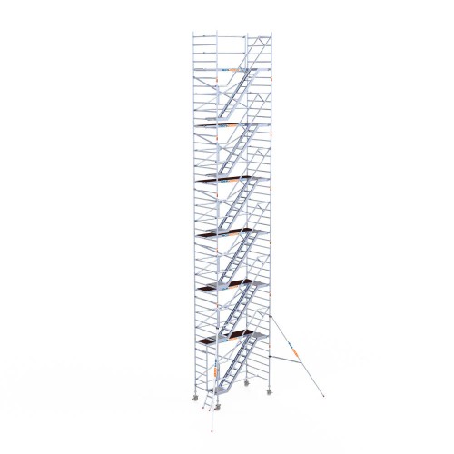 Torre da escada 135 x 250 x 14,2 m de altura de trabalho
