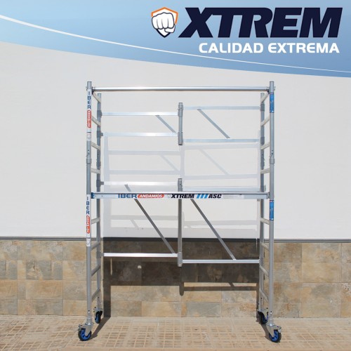 Andamio plegable XTREM 75x190 3,65 m Altura de trabajo
