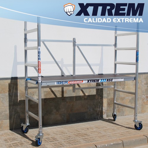 Andaime dobrável XTREM plataforma de 3 metros sem alçapão