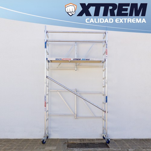 Andaime dobrável XTREM 75x190 4,70 m Altura de trabalho