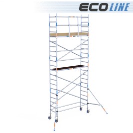 Torre de andaime Eco Light 75x250 - 7,20 m de altura de trabalho 2