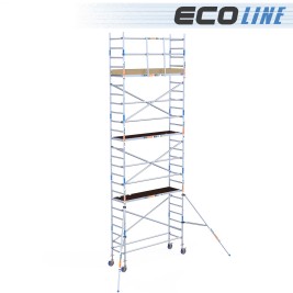 Torre de andaime Eco Light 75x250 - 8,20 m de altura de trabalho 2