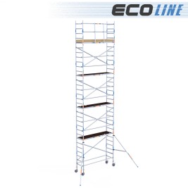 Torre de andaime Eco Light 75x250 - altura de trabalho de 10,20 m 2