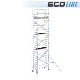 Torre de andaime Eco Light 90x190 - 9,20 m de altura de trabalho 2