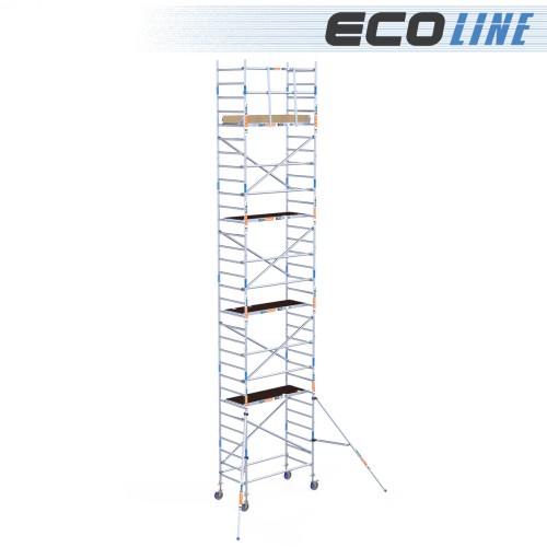 Torre de andaime Eco Light 90x190 - 10,20 m de altura de trabalho