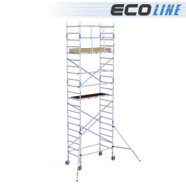 Torre de andaime Eco Light 90x190 - 7,20 m de altura de trabalho 2