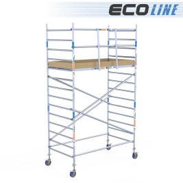 Torre leve 135x250 do andaime de Eco - altura de trabalho de 5,20 m 2