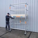 Andaime dobrável em alumínio COMPACT 1+2 IBERANDAMIOS